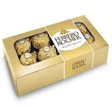 CHOCOLATINA ROCHER X 8 U 100 GR