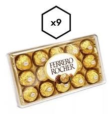 CHOCOLATINA ROCHER X 12 U 150 GRAMOS
