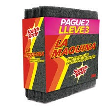ESPONJA SCOTCH BRITE MAQUINA 2X3 U