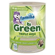 TOALLAS COCINA FAMILIA GREEN X 135 H