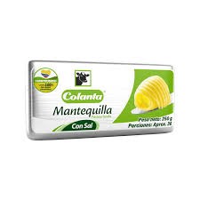 MANTEQUILLA COLANTA X 250 GR CON SAL