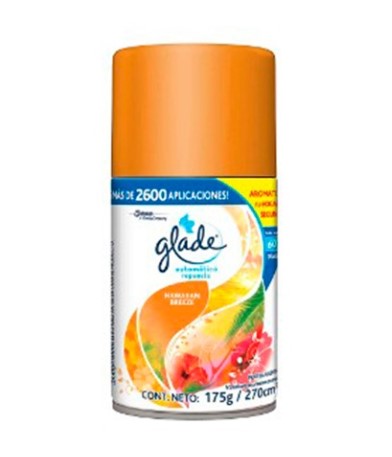 AMBIENTADOR GLADE AUTOMAT RTO X 175 ML HAWAN BREEZE