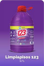 LIMPIADOR 123 X 3700 ML LAVANDA TARRO