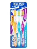 CEPILLO DENTAL ORAL PLUS X 3 U CALIPSO MEDIO