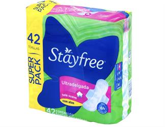 TOALLAS HIG STAYFREE X 42 U ULTRA DELGADA