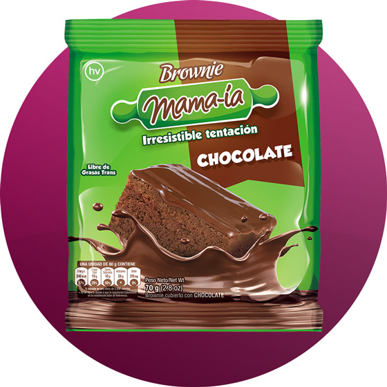 BROWNIE HV MAMA-IA X 70 GR CHOCOLATE