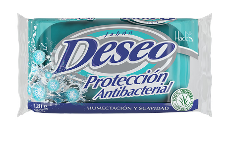 JABON BARRA DESEO 3X110 GR ALGAS MARINAS/ANTIBACT