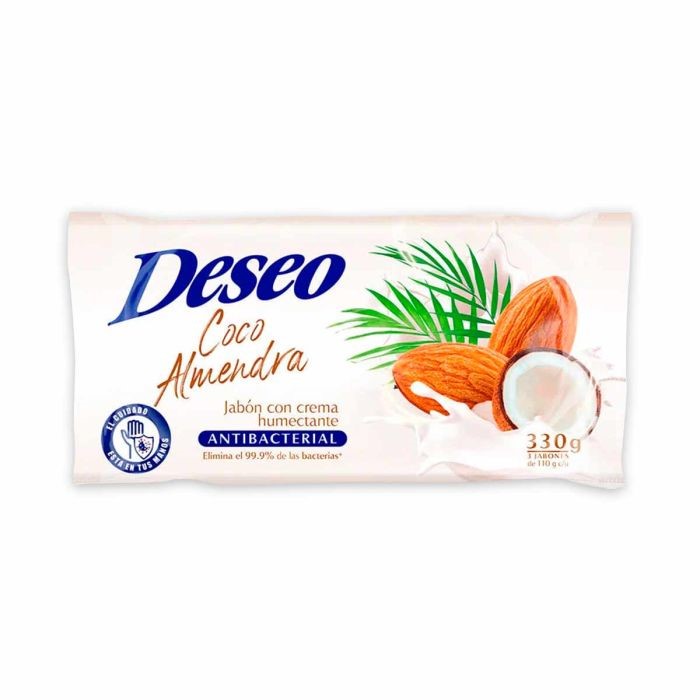 JABON BARRA DESEO X 110 GR COCO ALMENDRA