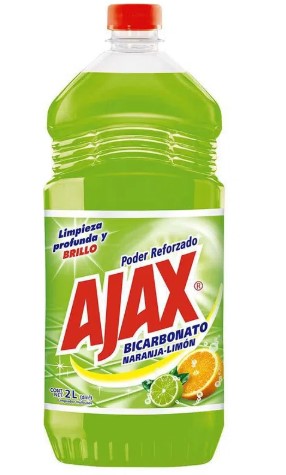 LIMPIADOR AJAX X 2000 ML NARANJA LIMON