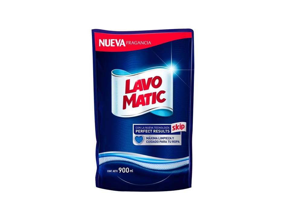 DETERGENTE LAVO MATIC LIQ X 900 ML DP