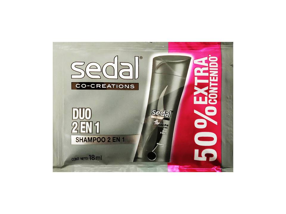 SHAMPOO SEDAL X 18 ML DUO EFECTO SOBRE