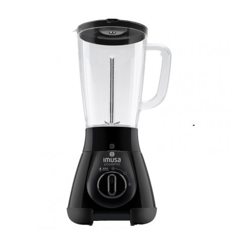 LICUADORA IMUSA POWER MIX PLUS 2 VELOCIDADES NEGRA