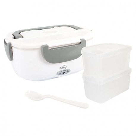 LONCHERA ELECTRICA KALLEY K-MLE60G2 BLANCO-GRIS