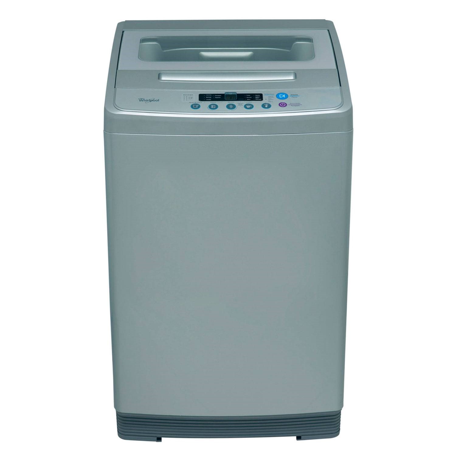 LAVADORA WHIRLPOOL CARGA SUPERIOR 10 KG WWI10ASHLS PLATEADO