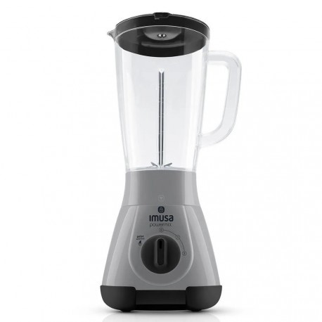 LICUADORA IMUSA POWER MIX GLASS 2V 550W GRIS