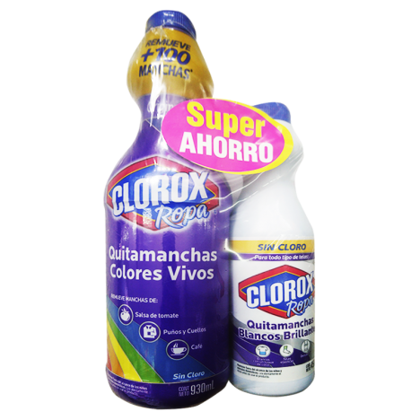 LIMPIDO CLOROX X 1800 ML REGU + 930 ANTI-SPLASH