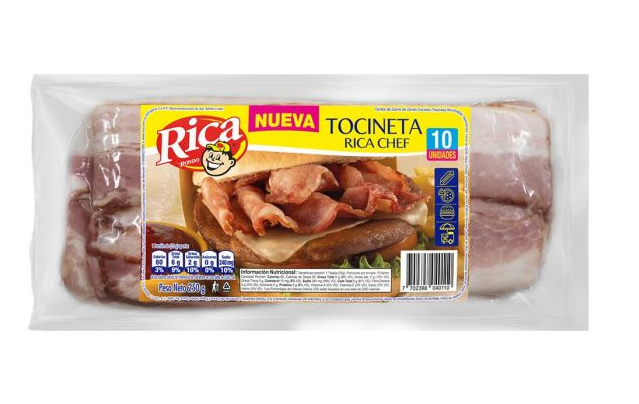 TOCINETA RICA CHEF X 250 GR 10 UND